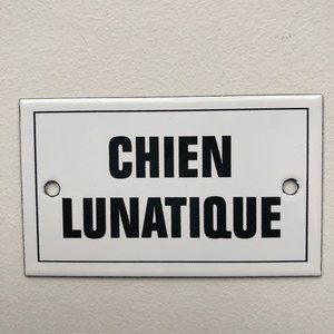 Crazy Dog  = Chien Lunatique French Enamel…